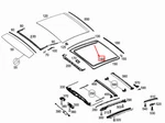 New Mercedes-benz W213 Center Sliding Sunroof Seal A2137820000 No Duty To. Fixed Price $364.85.