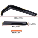 For Jeep Wrangler Jk 2007-18 In-channel Window Vent Visors Rain Guards Deflector. Fixed Price $53.00.