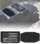 Front&rear Mesh Roof Top Cover Sunshade For Jeep Wrangler 18-24 Jl Door. Fixed Price $58.50.