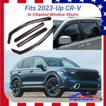 Fit Crv 2023-UP In-channel Vent Window Visors Rain Sun Shade Guards Deflectors. Fixed Price $58.99.