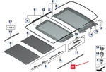New Bmw X3 F25 Sunroof Side Trim Seal 54107293441 Original. Fixed Price $144.28.