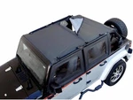 Rampage Black Mesh Combo Sun Brief & Safari Soft Top For 07-18 Jeep Wrangler Jk. Fixed Price $79.95.
