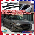 3D Wavy Mugen Style Window Visor Rain Sun Guard Vent For Nissan Maxima 2016-2023. Fixed Price $35.89.