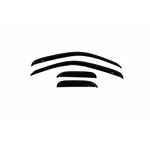 Avs Ventvisor Front & Rear Smoke Acrylic Window Deflectors For Tacoma Ext. Cab. Fixed Price $76.12.