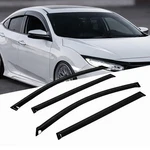 Window Visor Rain Guard 4PCS For Audi A8 2004-2007 Tape-on Dark Smoke Vent Shade. Fixed Price $28.72.