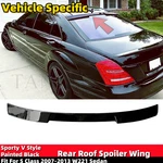 For Mercedes Class 2007-2013 W221 Rear Roof Spoiler Wing Sport V Style Black. Fixed Price $62.98.