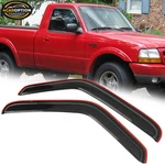 Fits 93-11 Ford Ranger Channel Window Visors Rain Sun Guard Vent 2PC Set. Fixed Price $27.99.