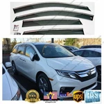 For Honda Odyssey 2018-2024 Chrome Trim Window Vent Visors Rain Sun Shade. Fixed Price $39.99.