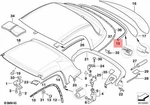 Genuine Bmw Z3 Roadster 1.8 Hardtop Rear Window Frame Gasket 54218397667. Fixed Price $242.51.