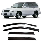 Tape-on Window Visors Rain Guards Fit Subaru Forester 1997-02 Deflectors. Fixed Price $99.00.