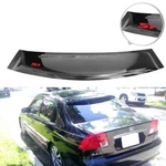 Fit 01-05 Honda Civic Sedan Window Roof Sun Rain Shade Visor Spoiler W/ Red Si. Fixed Price $59.99.