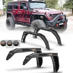 Front & Rear Fender Flares W/led Lights Fit Jeep Wrangler 2007-2018 Jku Steel. Fixed Price $365.99.