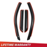 For 2003-2009 Dodge Ram Quad Cab In-channel Smoke Window Visor Vent Rain Guards. Fixed Price $34.99.