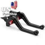 Cnc Front Short Brake Clutch Levers For XV700 1985-1987 XV1100 1986-1998 Black. Fixed Price $26.60.
