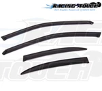 Dark Smoke Outside Mount Visor Rain Guard 4PCS For Kia Spectra Sedan 2001-2004. Fixed Price $36.45.