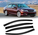 Window Visor Rain Guard Vent For 2008-2012 Honda Accord Wavy Mugen Style Tinted. Fixed Price $27.59.