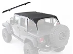 Smittybilt Extended Bikini Top For 2010-18 Jeep Wrangler Jk 4 Dr Black W/ Header. Fixed Price $219.98.