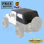 Soft Top Bowless Black Diamond Fabric Smittybilt For Jeep Wrangler 1997-2006. Fixed Price $469.40.
