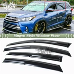 Fits 2014-2019 Toyota Highlander Jdm 3D Mugen Style Window Visor Rain Guard Vent. Fixed Price $28.88.