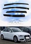 For Audi A4 Sd B8/8K 08-15 Out Channel Window Visors Side Sun Rain Guard Vent. Fixed Price $45.99.