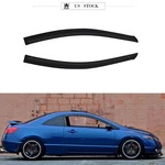 For 06-11 Honda Civic Coupe 2-DOOR Slim Acrylic Window Visor Sun Rain Shade 2PC. Fixed Price $39.99.