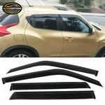 Fits 11-17 Nissan Juke Window Visors Rain Sun Guard Vent 4PC Set. Fixed Price $27.98.