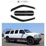 Tape-on Dark Smoke Rain Guards Vent Visors Shade Fits 2003-2005 Ford Excursion. Fixed Price $39.99.