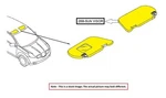 Left Blk Sun Visor Oem 16-19 Nissan Versa 964019MB1A. Fixed Price $75.00.
