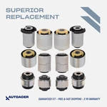 Autoacer - 12PC Rear Upper & Lower Control / Knuckle Arm Bushings For Land Rover. Fixed Price $245.00.