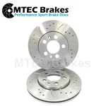 Alfa Romeo 155 1.6 16V 96-98 Front Brake Discs Drilled Grooves. Fixed Price $83.64.