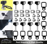 Hardtop Thumb Screw Nut Washer Tie-down D-rings Kit Fit Jeep Wrangler Yj Jku. Fixed Price $18.50.