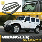 Fit Jeep Wrangler Jk 2007-2018 Window Visors Vent Deflectors Rain Guard Shade. Fixed Price $35.99.