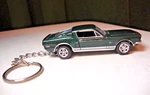 1968 Ford Shelby Mustang Gt 500 Kr New Keychain Green Ring Diecast 1967. Fixed Price $17.00.
