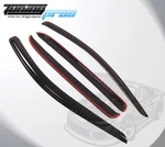 Dark Smoke Rain Visor Deflector 4PCS Out-channel For Dodge Ram 1500 Crew 06-08. Fixed Price $34.64.