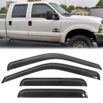 99-16 Ford F250 F350 F450 F550 Crew Cab Window Visor Rain Guards Deflectors. Fixed Price $31.99.