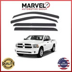 For Ram 1500 Crew Cab 2009-2018 Window Visor Rain Guard Deflectors. Fixed Price $31.90.