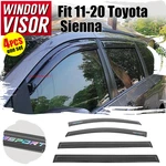 For 11-20 Toyota Sienna Window Visors Shade Deflector Guard 4PC W/ Rainbow Sport. Fixed Price $41.39.