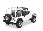 Bestop 51787-15 Upper Door Sliders Black Denim Front Dual Sliding Window. Fixed Price $799.99.