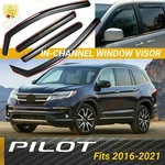 Fits Honda Pilot 2016-2022 In-channel Vent Window Sun Visors Guard Deflectors. Fixed Price $59.99.
