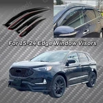 Tinted Rain Sun Guard Vent Deflectors Window Visor Ford Edge 2015-2024. Fixed Price $34.99.