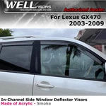 Wellvisors For Lexus GX470 2003-2009 Window In-channel Deflectors. Fixed Price $94.99.