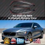 Fits 2019-UP Volvo S60 In-channel Vent Window Visors Rain Guard Deflectors. Fixed Price $59.69.