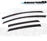 Dark Smoke Outside Mount Window Visor Rain Guard 4PCS For Audi A6 2005-2011. Fixed Price $37.29.