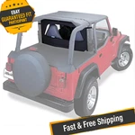 Bestop 80033-15 Black Denim Wraparound Windjammer For 1997-2002 Jeep Wrangler Tj. Fixed Price $215.13.