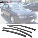 Fits 2000-2005 Chevrolet Impala Acrylic Window Visors Sun Rain Guard Vent Shield. Fixed Price $27.52.