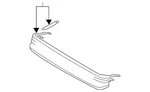 Genuine Audi Sunroof Deflector 80F-877-651. Fixed Price $132.94.