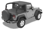 Bestop 52580-35 Header Targa Bikini Black Diamond For 07-09 Jeep Jk 2DR. Fixed Price $127.15.