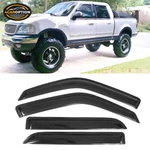 Fits 01-03 Ford F150 Crew Cab & Lincoln Blackwood Window Visors Rain Sun Guard. Fixed Price $28.11.