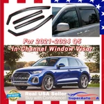 Fits 2021-24 Audi Q5 In-channel Window Visor Rain Guards Sun Weather Shield. Fixed Price $58.95.