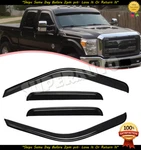 1999-16 Ford F350HD Super Duty Crew 4DR Smoked Window Visor. Fixed Price $32.99.